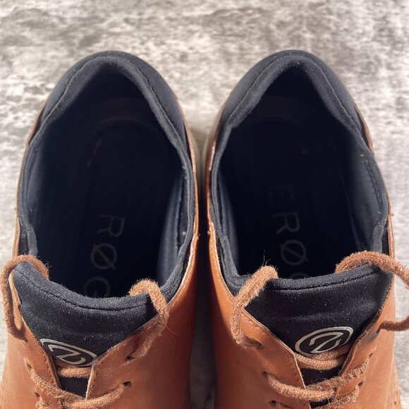 Cole Haan Dress Shoes Mens 9.5 M 2.ZeroGrand Laser Wingtip Oxford Brown C27879 - Picture 9 of 10